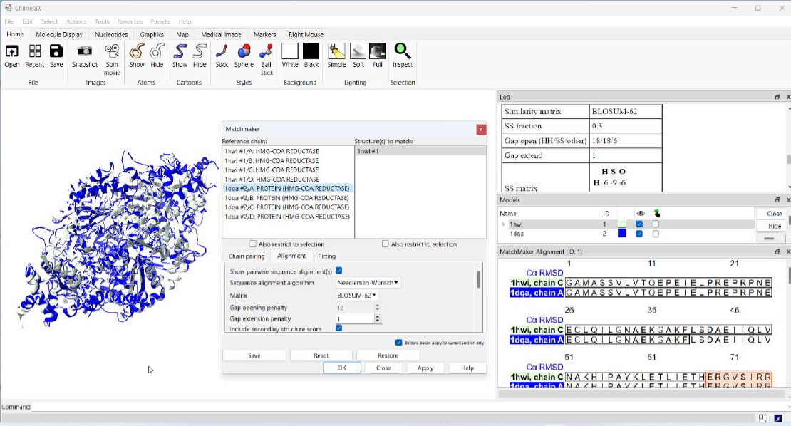 ChimeraX Matchmaker
