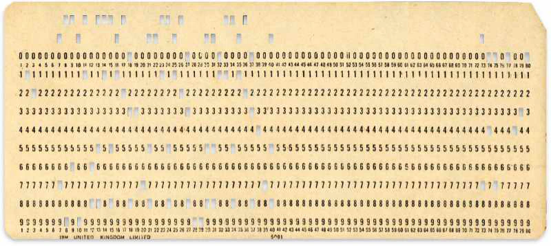 punched card